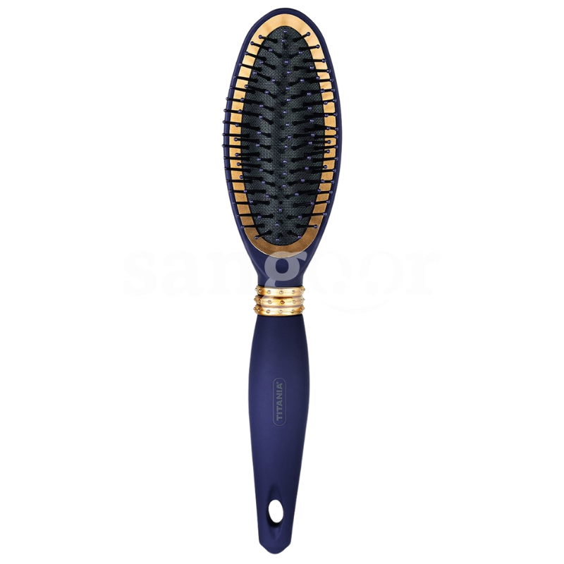 TITANIA BROSSE PNEUMATIQUE BLEU DORE OVAL 26.5CM TITANIA-BROSSE-PNEUMATIQUE-BLEU-DORE-OVAL-26.5CM.png.Prix Tunisie
