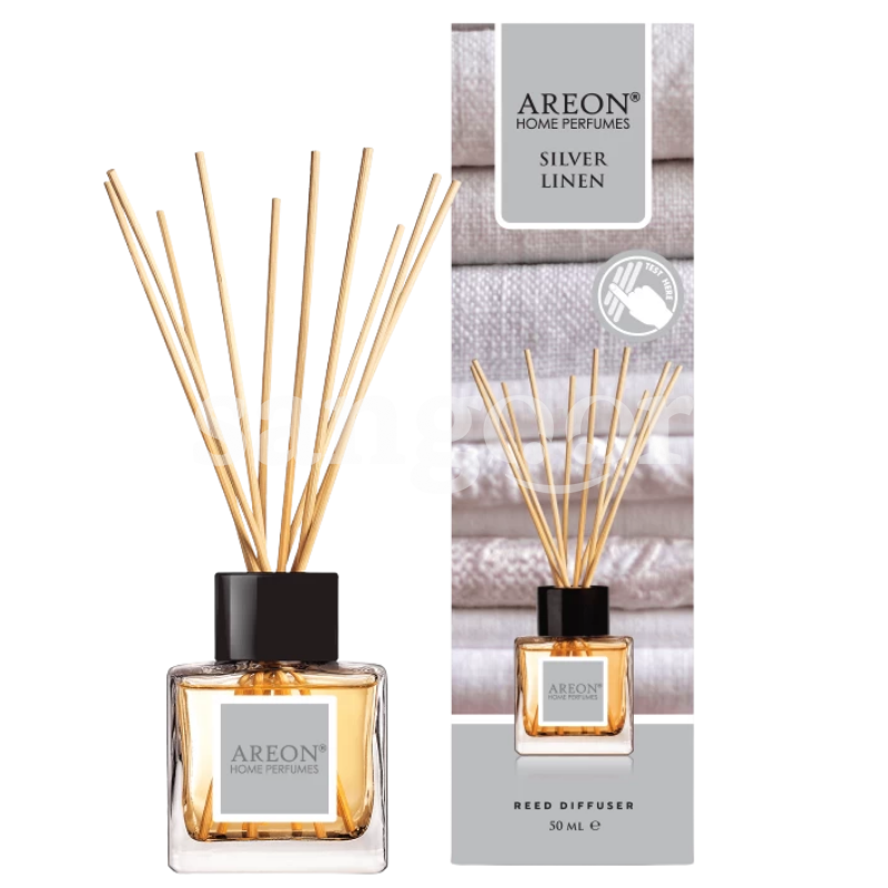 AREON PARFUM DE MAISON 50ML SILVER LINEN AREON-PARFUM-DE-MAISON-50ML-SILVER-LINEN.png.Prix Tunisie