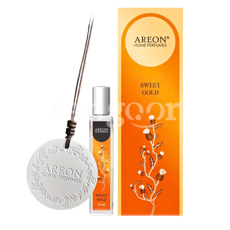 AREON PARFUM DE MAISON CERAMIC 20ML SWEET GOLD AREON-PARFUM-DE-MAISON-CERAMIC-20ML-SWEET-GOLD.png.Prix Tunisie