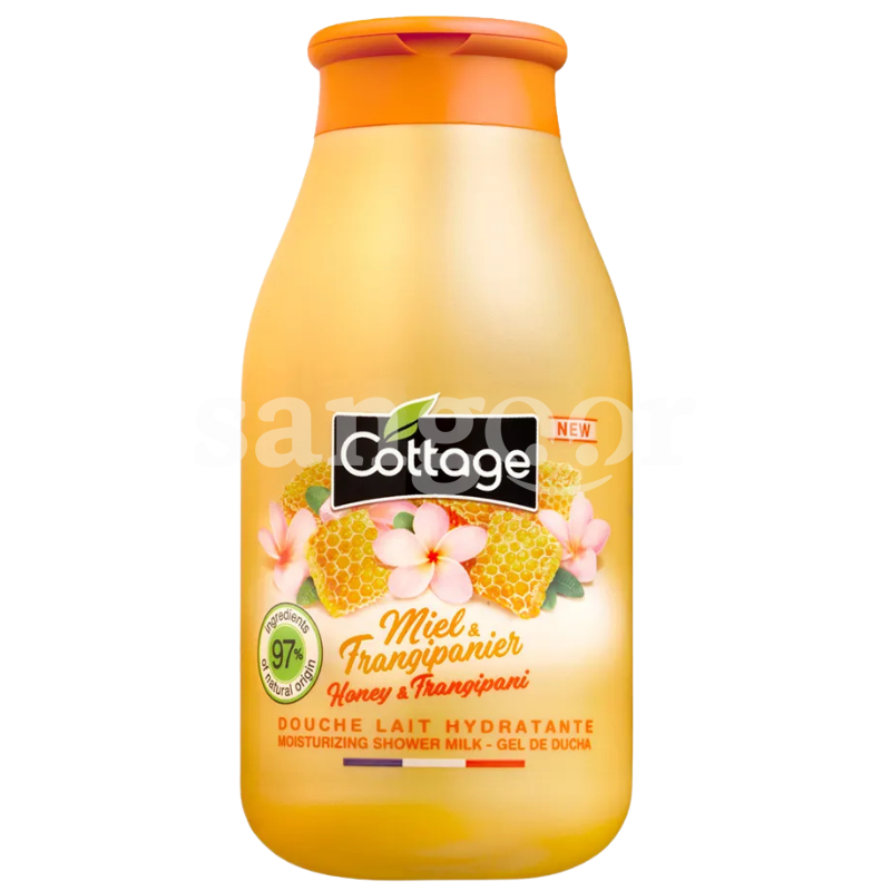 COTTAGE GEL DOUCHE 250ML LAIT MIEL FRANGIPANIER COTTAGE-GEL-DOUCHE-250ML-LAIT-MIEL-FRANGIPANIER.png.Prix Tunisie