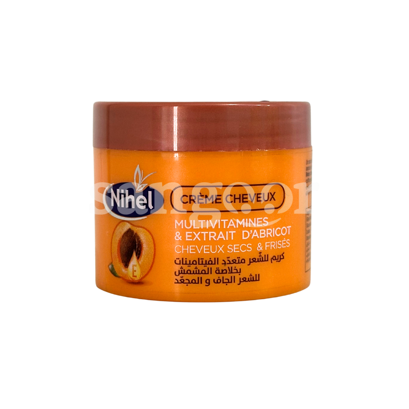 NIHEL CREME CHEVEUX 50ML MULTIVITALINES ABRICOT NIHEL-CREME-CHEVEUX-50ML-MULTIVITALINES-ABRICOT.png Prix Tunisie
