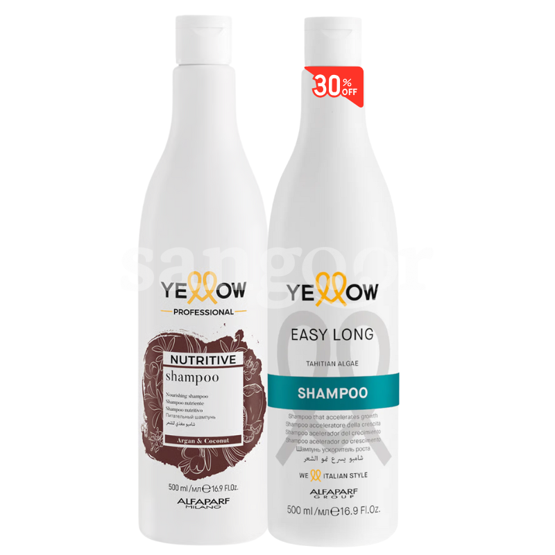 PACK YELLOW SHAMPOING 500ML NUTRITIVE +SHAMPOING 500ML EASY LONG PACK-YELLOW-SHAMPOING-500ML-NUTRITIVE-SHAMPOING-500ML-EASY-LONG.png Prix Tunisie