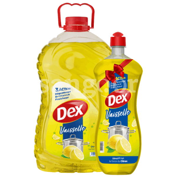 DEX-VAISSELLE-5L-600ML-GRATUIT-CITRON.png.Prix Tunisie