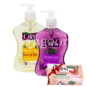 OLISS-SAVON-LIQUIDE-350ML-LOT2SAVON-75G-GRATUIT.png.Prix Tunisie