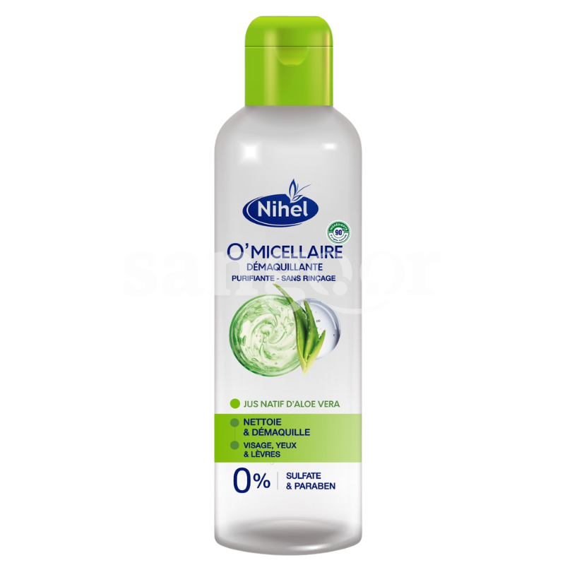 NIHEL EAU MICELLAIRE 250ML ALOE VERA NIHEL-EAU-MICELLAIRE-250ML-ALOE-VERA.png Prix Tunisie
