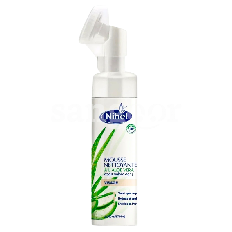 NIHEL MOUSSE NETTOYANTE 200ML ALOE VERA NIHEL-MOUSSE-NETTOYANTE-200ML-ALOE-VERA-.png Prix Tunisie