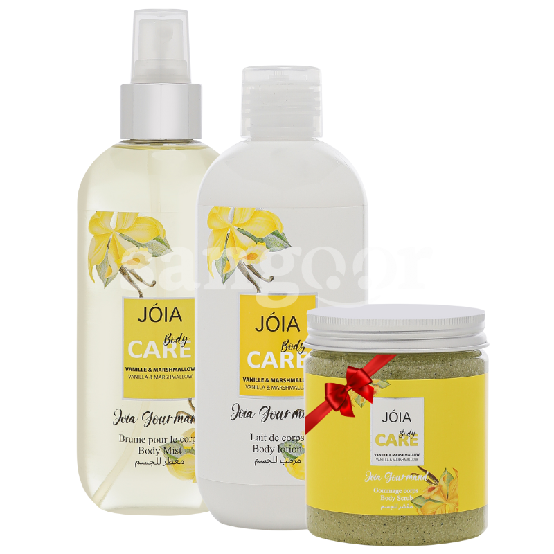 PACK JOIA BRUME CORPS 300ML +LAIT DE CORPS 300ML +GOMMAGE 250ML GOURMAND VANILLE MARSHMALLOW GRATUIT PACK-JOIA-BRUME-CORPS-300ML-LAIT-DE-CORPS-300ML-GOMMAGE-250ML-GOURMAND-VANILLE-MARSHMALLOW-GRATUIT.png.Prix Tunisie