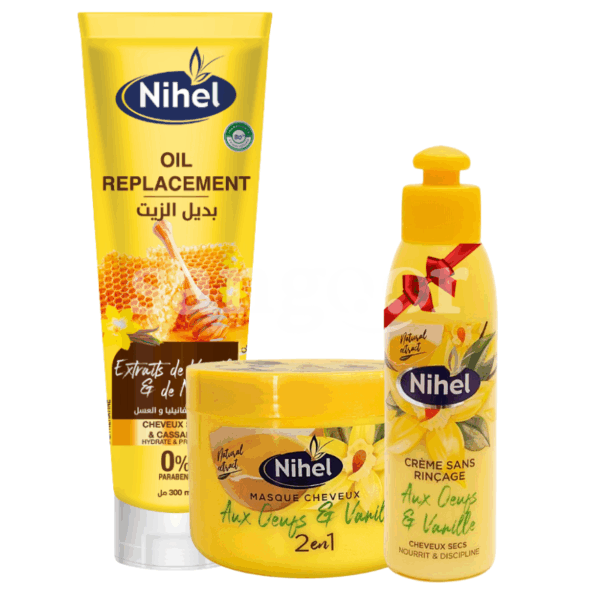PACK-NIHEL-OIL-REPLACEMENT-300ML-MASQUE-CHEVEUX-300G-CREME-SANS-RINCAGE-140ML-VANILLE-GRATUITE.png Prix Tunisie