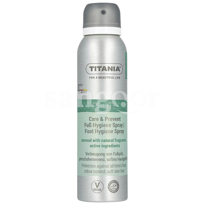 TITANIA SPRAY HYGIENE PIEDS 150ML FOOT PROTECTION TITANIA-SPRAY-HYGIENE-PIEDS-150ML-FOOT-PROTECTION.png.Prix Tunisie