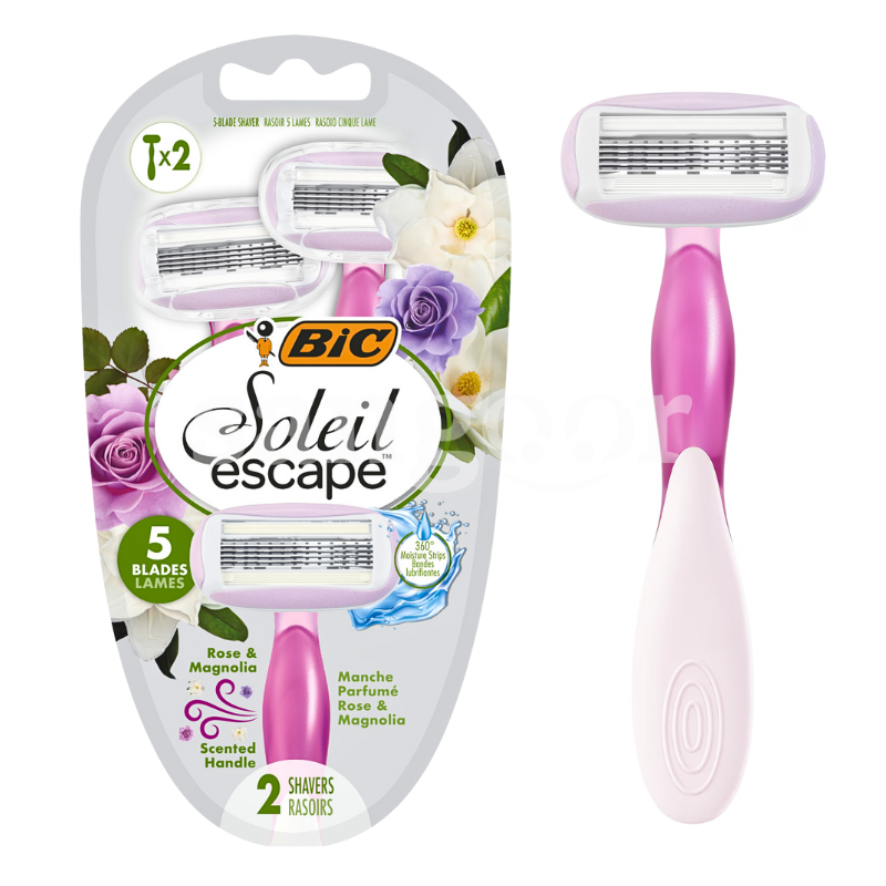 BIC RASOIR SOLEIL ESCAPE 2PCS 5LAMES ROSE BIC-RASOIR-SOLEIL-ESCAPE-2PCS-5LAMES-ROSE.png Prix Tunisie