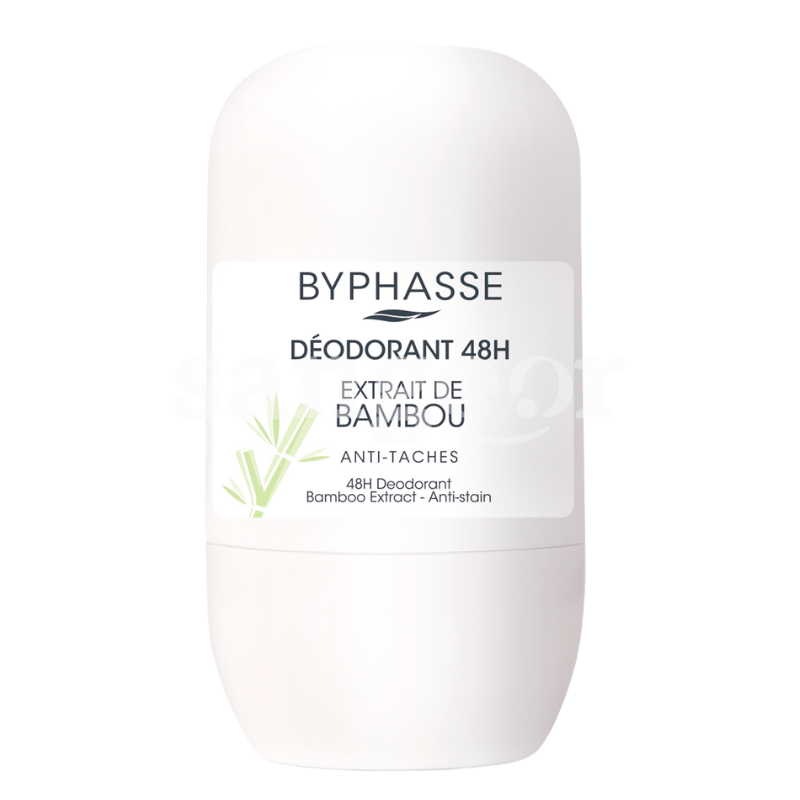 BYPHASSE ROLL ON 50ML ANTI TACHES EXTRAIT DE BAMBOU BYPHASSE-ROLL-ON-50ML-ANTI-TACHES-EXTRAIT-DE-BAMBOU.png Prix Tunisie