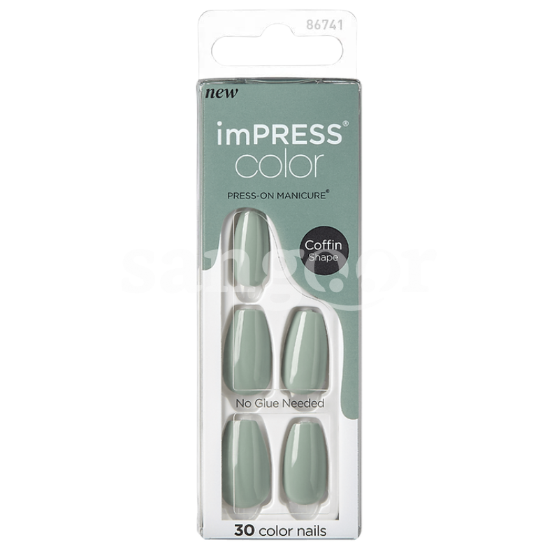 KISS FAUX ONGLES IMPRESS GOING GREEN 30PCS KISS-FAUX-ONGLES-IMPRESS-GOING-GREEN-30PCS.png.Prix Tunisie