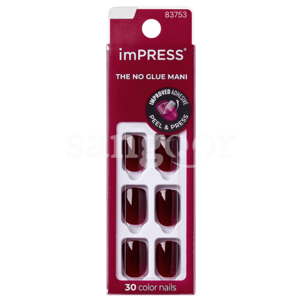 KISS-FAUX-ONGLES-IMPRESS-IM-NOT-A-CINNA-30PCS.png.Prix Tunisie