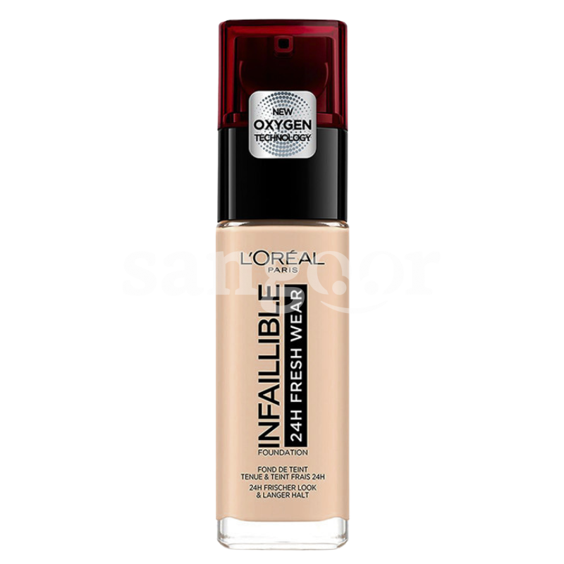 L OREAL FOND DE TEINT LIQUIDE INFAILLIBLE 24H N15 PORCELAINE L-OREAL-FOND-DE-TEINT-LIQUIDE-INFAILLIBLE-24H-N15-PORCELAINE.png.Prix Tunisie