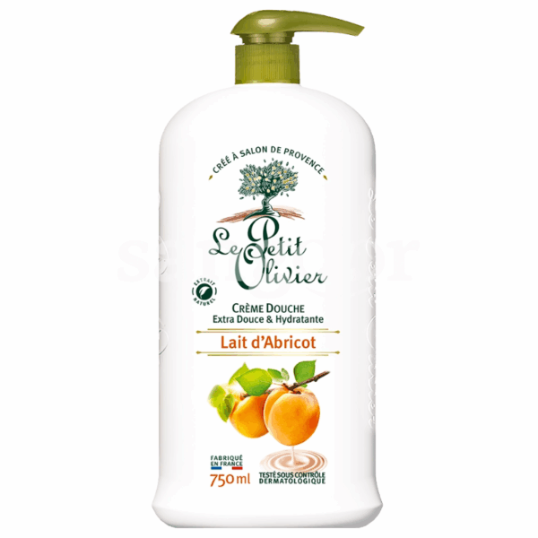 LE-PETIT-OLIVIER-CREME-DE-DOUCHE-750ML-LAIT-D-ABRICOT.png.Prix Tunisie