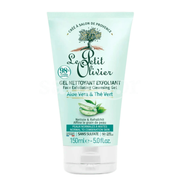 LE-PETIT-OLIVIER-GEL-NETTOYANT-150ML-ALOE-VERA-THE-VERT.png.Prix Tunisie