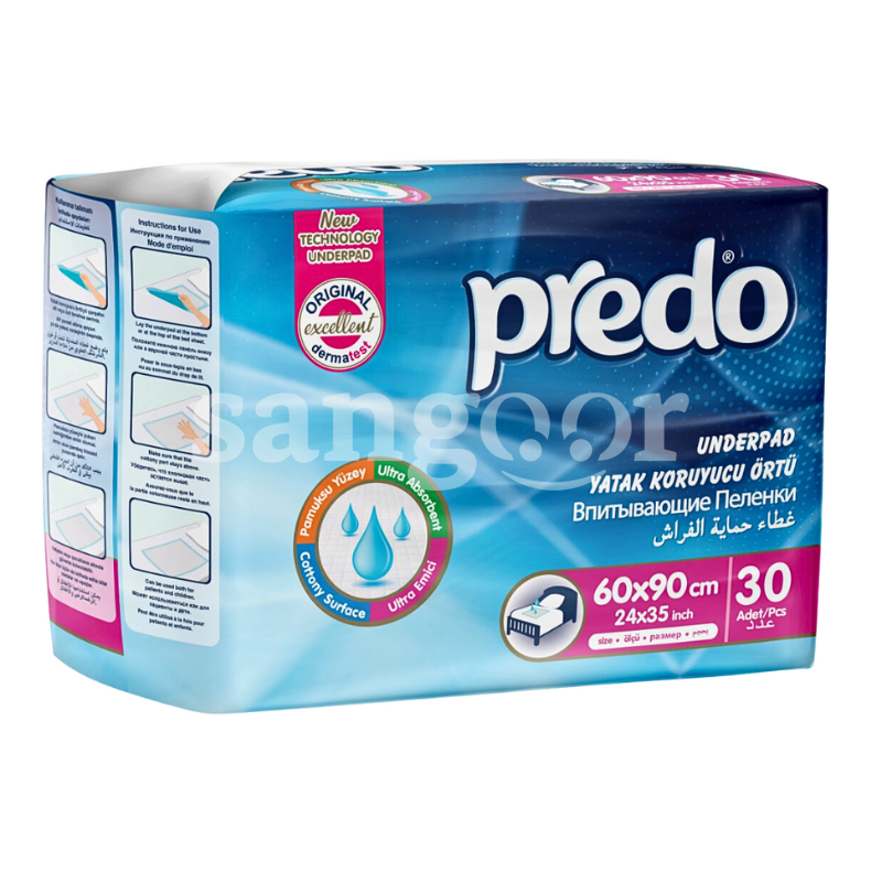PREDO ALESE DE LIT 60X90CM 30PCS PREDO-ALESE-DE-LIT-60X90CM-30PCS.png.Prix Tunisie