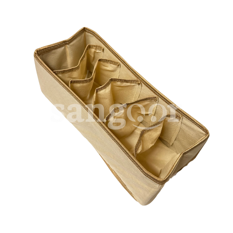 RANGEMENT SOUS VETEMENTS 30X15X10CM 6 COMPARTIMENTS BEIGE CLAIR RANGEMENT-SOUS-VETEMENTS-30X15X10CM-6-COMPARTIMENTS-BEIGE-CLAIR.png Prix Tunisie