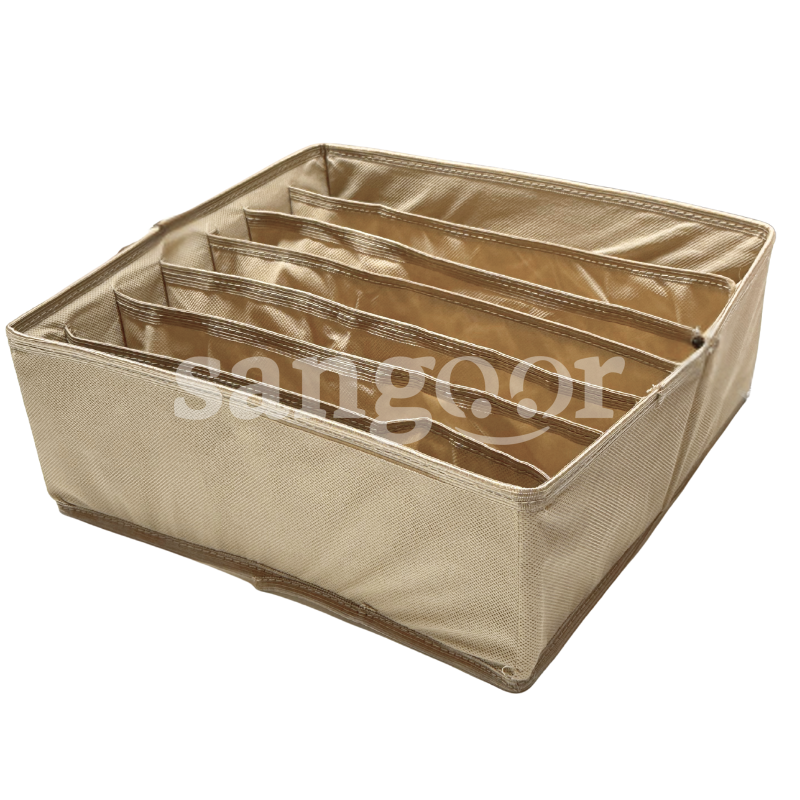 RANGEMENT SOUS VETEMENTS 30X30X10CM 7 COMPARTIMENTS BEIGE CLAIR RANGEMENT-SOUS-VETEMENTS-30X30X10CM-7-COMPARTIMENTS-BEIGE-CLAIR.png Prix Tunisie