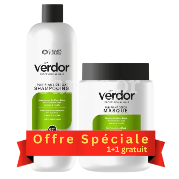 VERDOR-SHAMPOING-1LMASQUE-1KG-GRATUIT-DETOX.png.Prix Tunisie