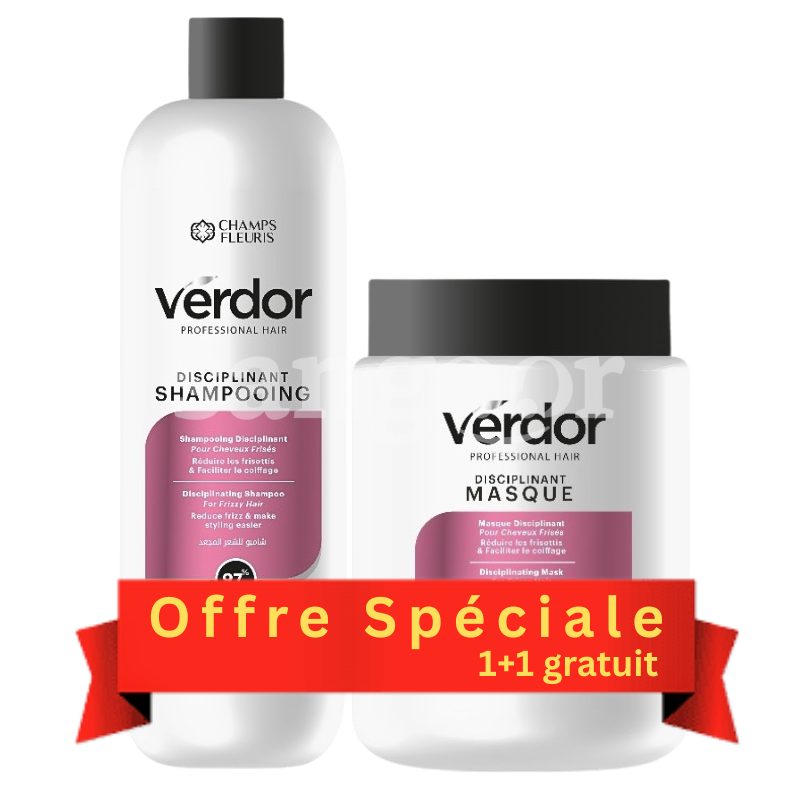 VERDOR SHAMPOING 1L+MASQUE 1KG GRATUIT DISCIPLINANT 1L VERDOR-SHAMPOING-1LMASQUE-1KG-GRATUIT-DISCIPLINANT-1L.png.Prix Tunisie
