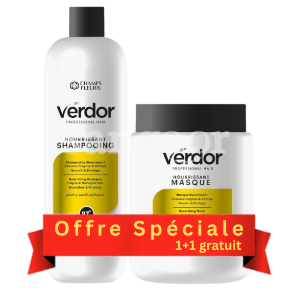 VERDOR-SHAMPOING-1LMASQUE-1KG-GRATUIT-NOURRISANT-1L.png.Prix Tunisie