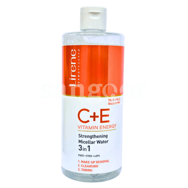 LIRENE-EAU-MICELLAIRE-VITAMINE-CE-400ML-3EN1.png.Prix Tunisie