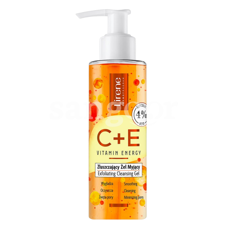 LIRENE GEL EXFOLIANT VITAMINE C+E 145ML LIRENE-GEL-EXFOLIANT-VITAMINE-CE-145ML.png.Prix Tunisie