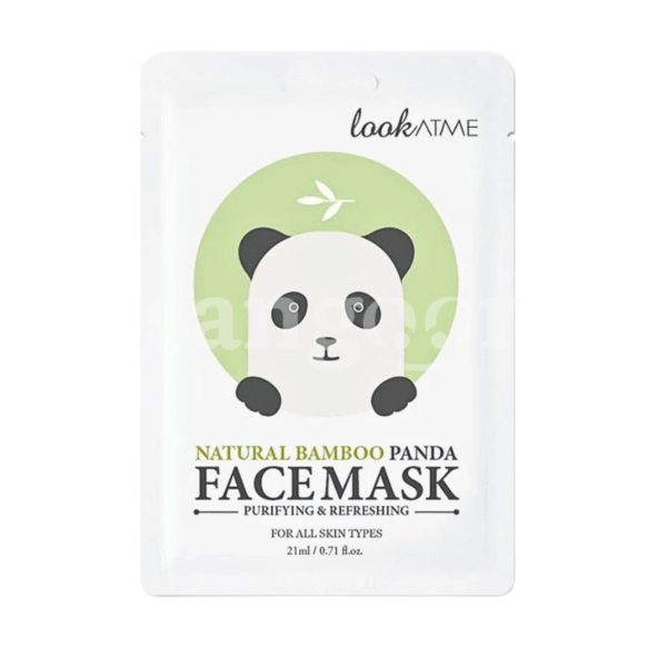 LOOK-AT-ME-MASQUE-VISAGE-TISSU-NATURAL-BAMBOO-PANDA.png. Prix Tunisie