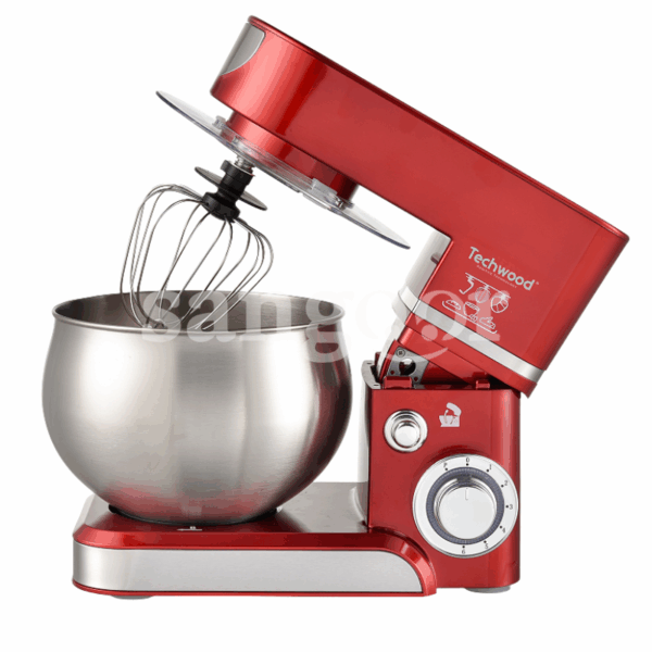 TECHWOOD-ROBOT-PETRIN-ROUGE-BOL-INOX-1000W-5L.png.Prix Tunisie