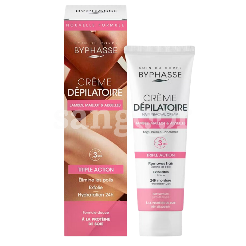 BYPHASSE CREME DEPILATOIRE 125ML PROTEINE DE SOIE BYPHASSE-CREME-DEPILATOIRE-125ML-PROTEINE-DE-SOIE.png Prix Tunisie