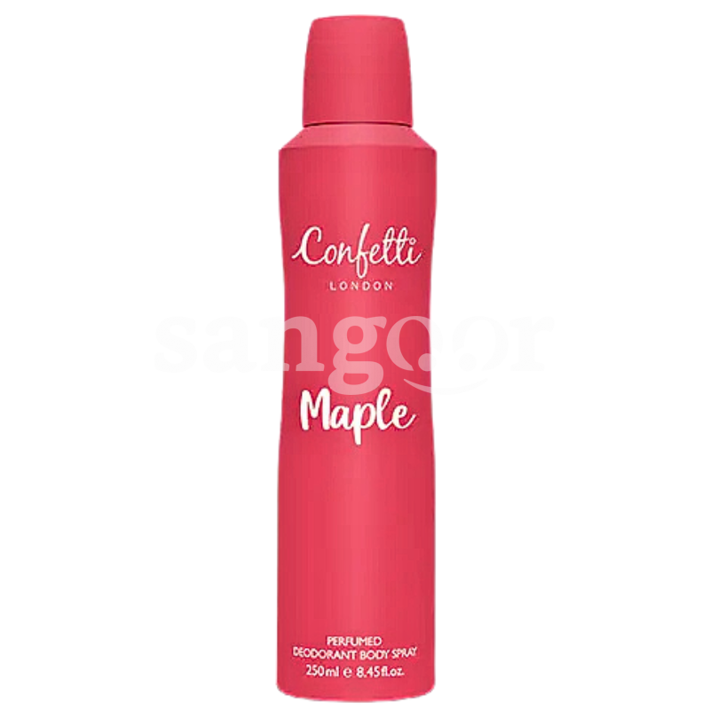CONFETTI LONDON DEODORANT 250ML MAPLE CONFETTI-LONDON-DEODORANT-250ML-MAPLE.png.Prix Tunisie