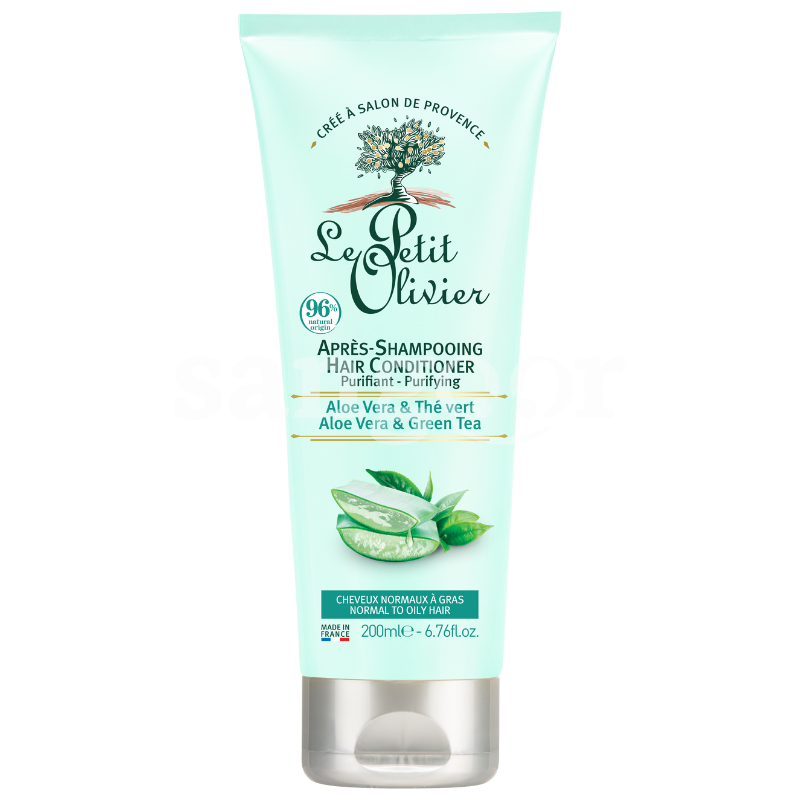 LE PETIT OLIVIER APRES SHAMPOING 200ML ALOE VERA THE VERT LE-PETIT-OLIVIER-APRES-SHAMPOING-200ML-ALOE-VERA-THE-VERT.png.Prix Tunisie