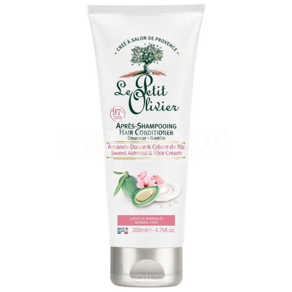 LE-PETIT-OLIVIER-APRES-SHAMPOING-200ML-AMANDE-DOUCE-CREME-RIZ.png.Prix Tunisie