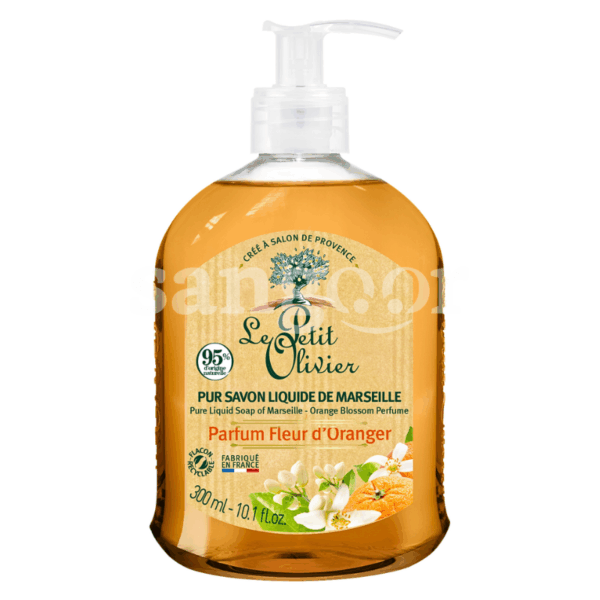LE-PETIT-OLIVIER-SAVON-LIQUIDE-300ML-FLEUR-D-ORANGER.png.Prix Tunisie