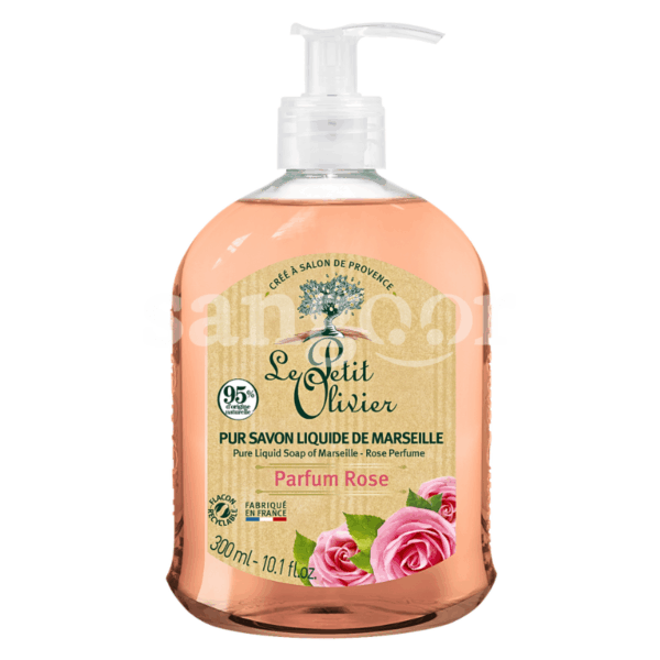 LE-PETIT-OLIVIER-SAVON-LIQUIDE-300ML-ROSE.png.Prix Tunisie