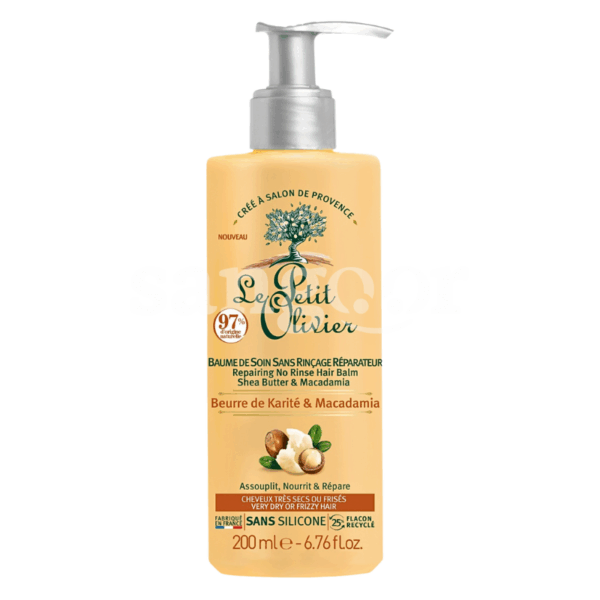 LE-PETIT-OLIVIER-SOIN-DE-CHEVEUX-SANS-RINCAGE-200ML-KARITE-MACADEMIA.png.Prix Tunisie