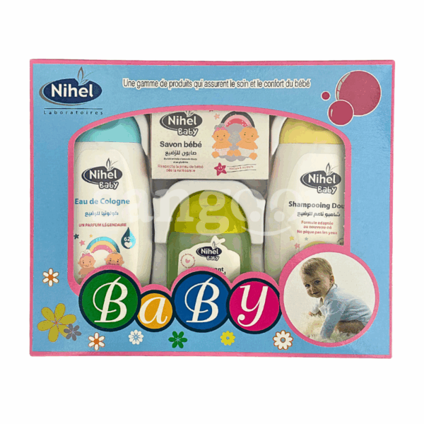 NIHEL-COFFRET-BEBE-4PCS-BLEU.png Prix Tunisie