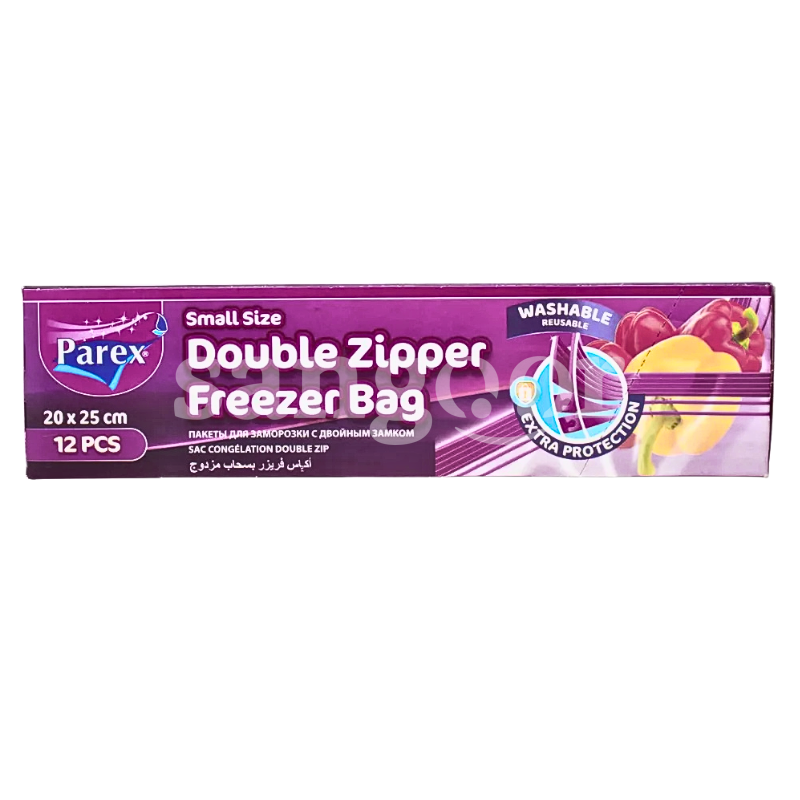 PAREX SAC CONGELATION DOUBLE ZIP LOCK 20X25CM 12PCS PAREX-SAC-CONGELATION-DOUBLE-ZIP-LOCK-20X25CM-12PCS.png Prix tunisie