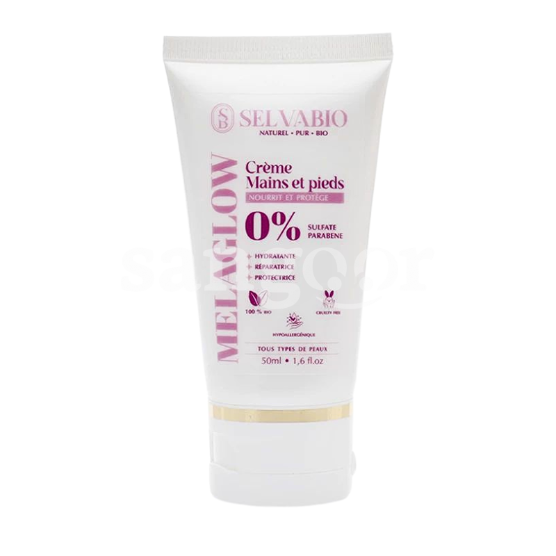 SELVABIO CREME MAINS ET PIEDS 50ML MELAGLOW SELVABIO-CREME-MAINS-ET-PIEDS-50ML-MELAGLOW.png Prix Tunisie
