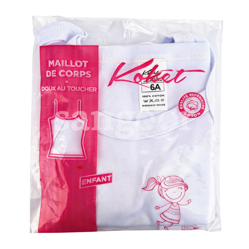 KOKET TRICOT DE CORPS FILLETTE 6 ANS KOKET-TRICOT-DE-CORPS-FILLETTE-6-ANS.png.Prix Tunisie