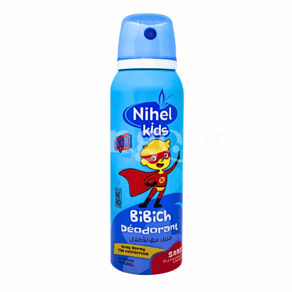 NIHEL-DEODORANT-KIDS-125ML-BIBICH.png Prix Tunisie