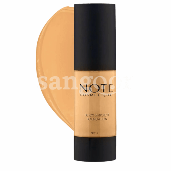 NOTE-FOND-DE-TEINT-LIQUIDE-DETOX-AND-PROTECT-N102-WARM-ALMOND.png.Prix Tunisie
