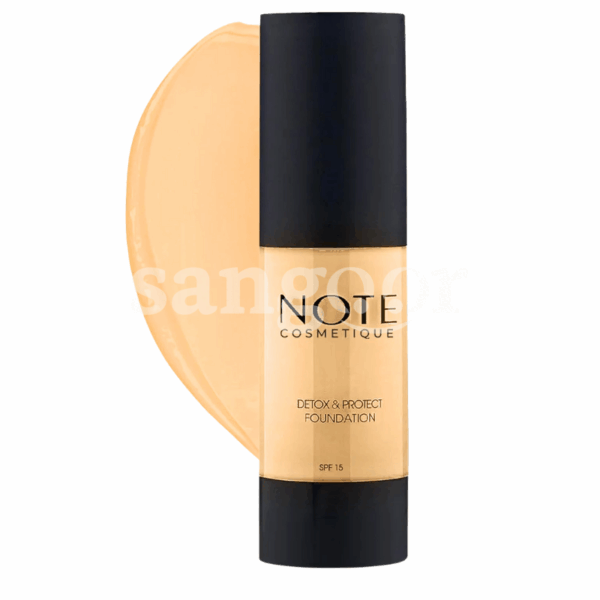 NOTE-FOND-DE-TEINT-LIQUIDE-DETOX-AND-PROTECT-N121-PORCELAIN.png.Prix Tunisie