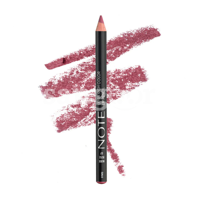 NOTE LIP PENCIL ULTRA RICH COLOR N07 NUDE ROSE NOTE-LIP-PENCIL-ULTRA-RICH-COLOR-N07-NUDE-ROSE.png.Prix Tunisie