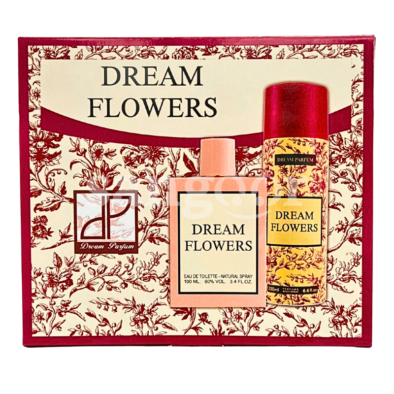 DREAM FLOWERS COFFRET 2PCS EAU DE TOILETTE 100ML +DEODORANT DREAM-FLOWERS-COFFRET-2PCS-EAU-DE-TOILETTE-100ML-DEODORANT.png.Prix Tunisie