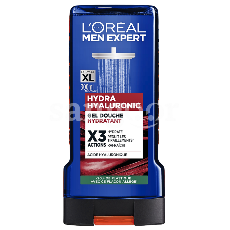 L OREAL MEN EXPERT GEL DOUCHE 300ML HYDRA HYALURONIC L-OREAL-MEN-EXPERT-GEL-DOUCHE-300ML-HYDRA-HYALURONIC.png.Prix Tunisie