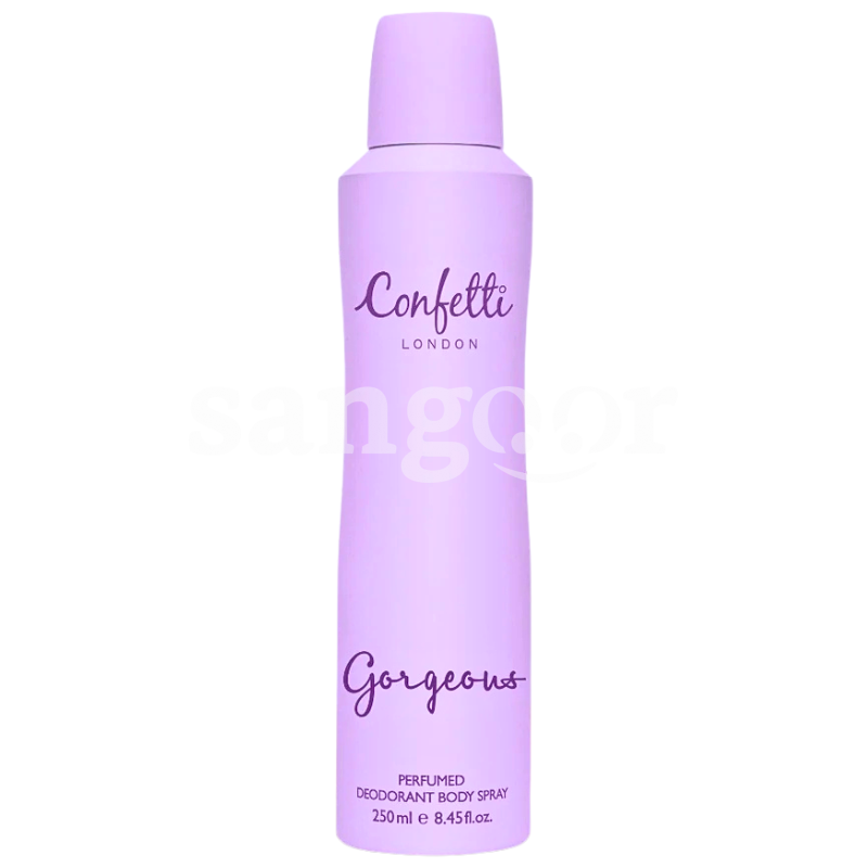 CONFETTI LONDON DEODORANT 250ML GORGEOUS CONFETTI-LONDON-DEODORANT-250ML-GORGEOUS.png Prix Tunisie