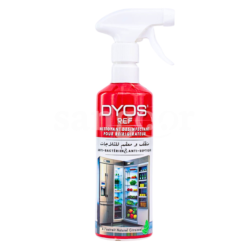 DYOS NETTOYANT DESINFECTANT 500ML REFRIGIRATEUR DYOS-NETTOYANT-DESINFECTANT-500ML-REFRIGIRATEUR.png. Prix Tunisie