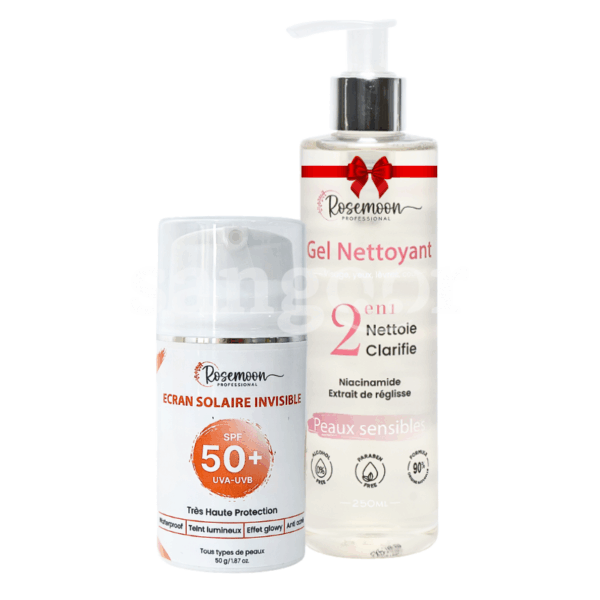 PACK-ROSEMOON-ECRAN-SOLAIRE-INVISIBLE-50ML-GEL-NETTOYANT-250ML-GRATUIT-1.png.Prix Tunisie